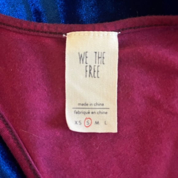 NWOT Free People Distressed Pink Racerback Tank S - Picture 3 of 4